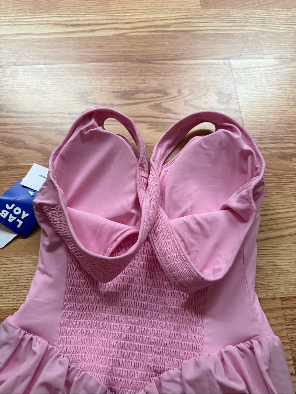 JoyLab Pink Smocked Mini Dress - Picture 6 of 7